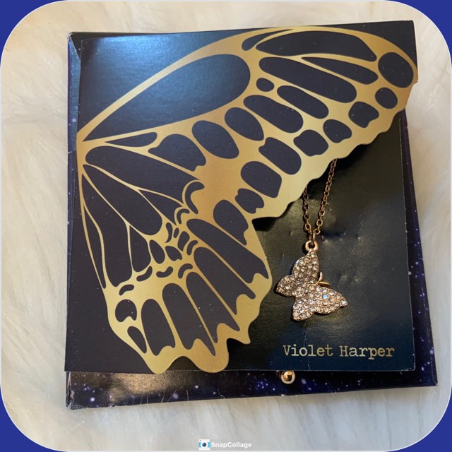 Violet Harper Pav Butterfly Bracelet - New